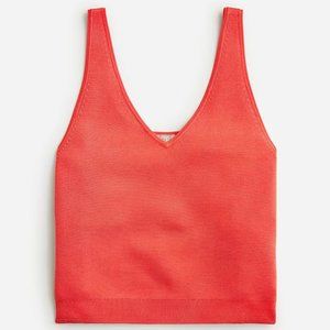 J. Crew Fitted V-neck Rayon Tank